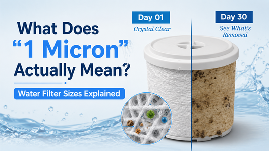 What Does “1 Micron” Actually Mean? Water Filter Sizes Explained